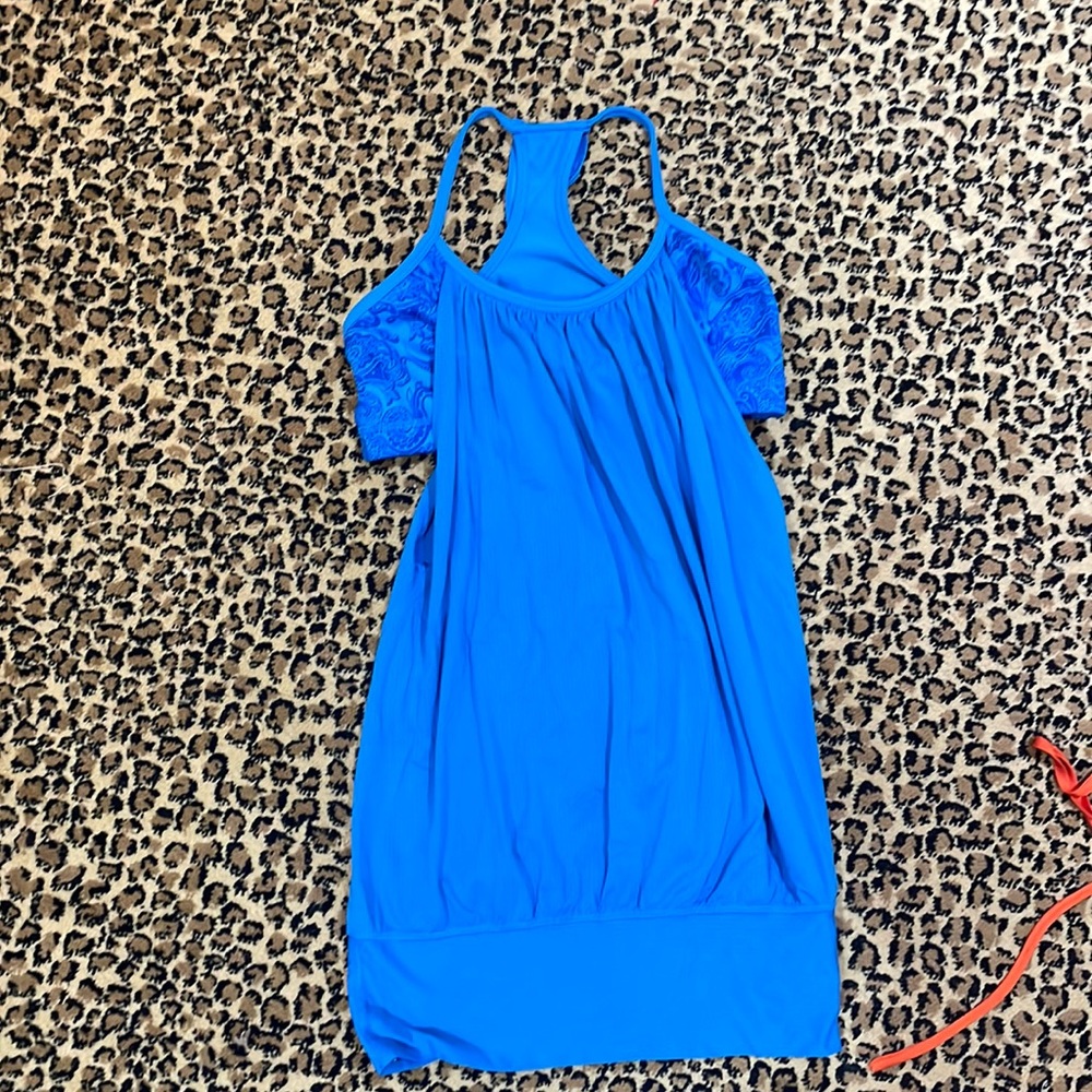 Blue Lululemon Tank with Bra